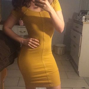 Cute and casual yellow dress